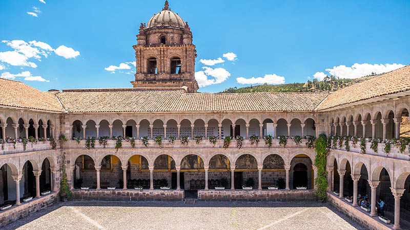 Qurikancha - Convent Santo Domingo - temple of the sun, the famous landmark in Cusco, Peru.