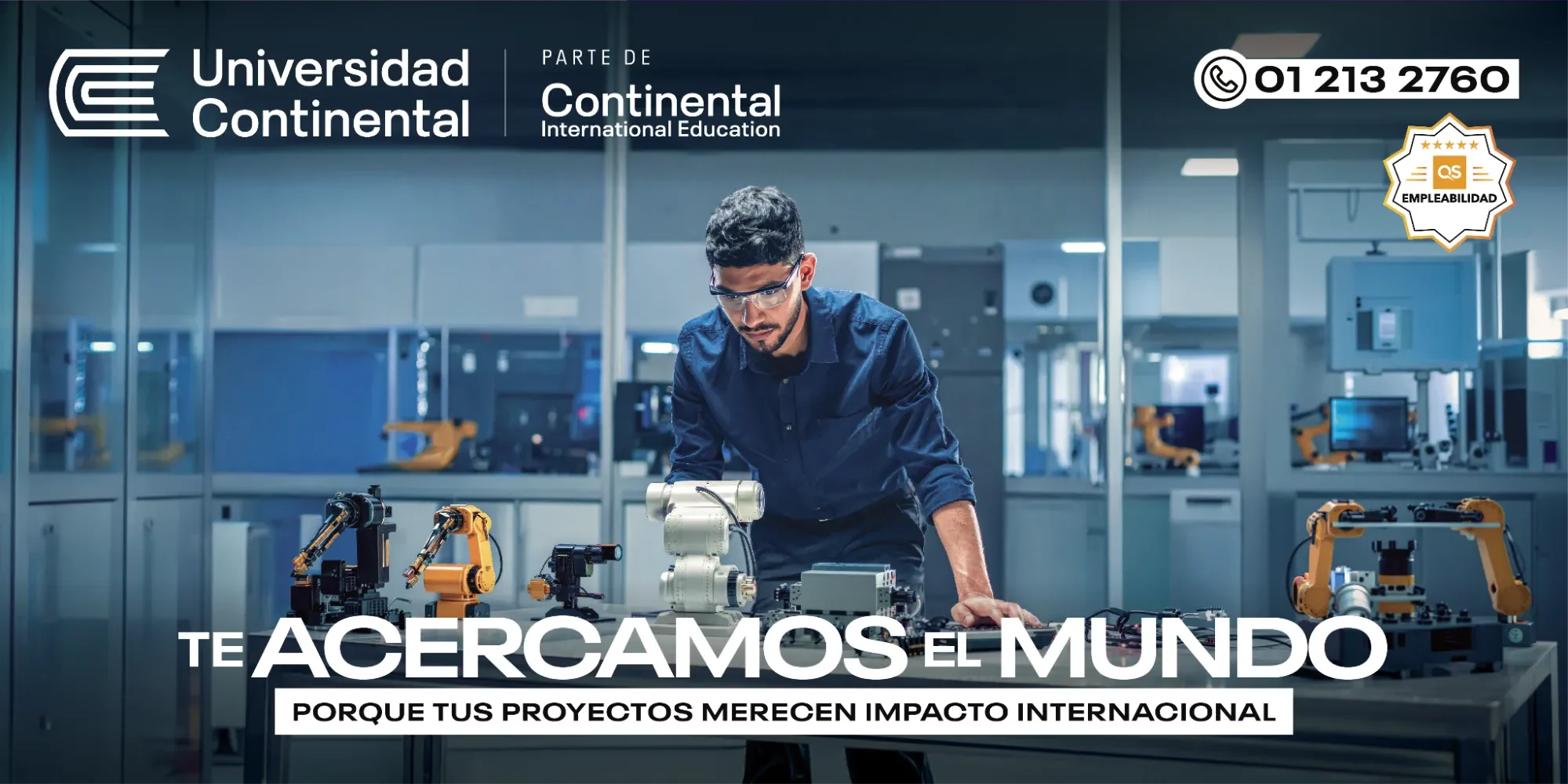 Estudiante internacional con impacto internacional campaña te acercamos el mundo.