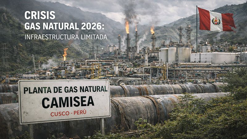 Crisis del gas en Perú: fragilidad del sistema energético